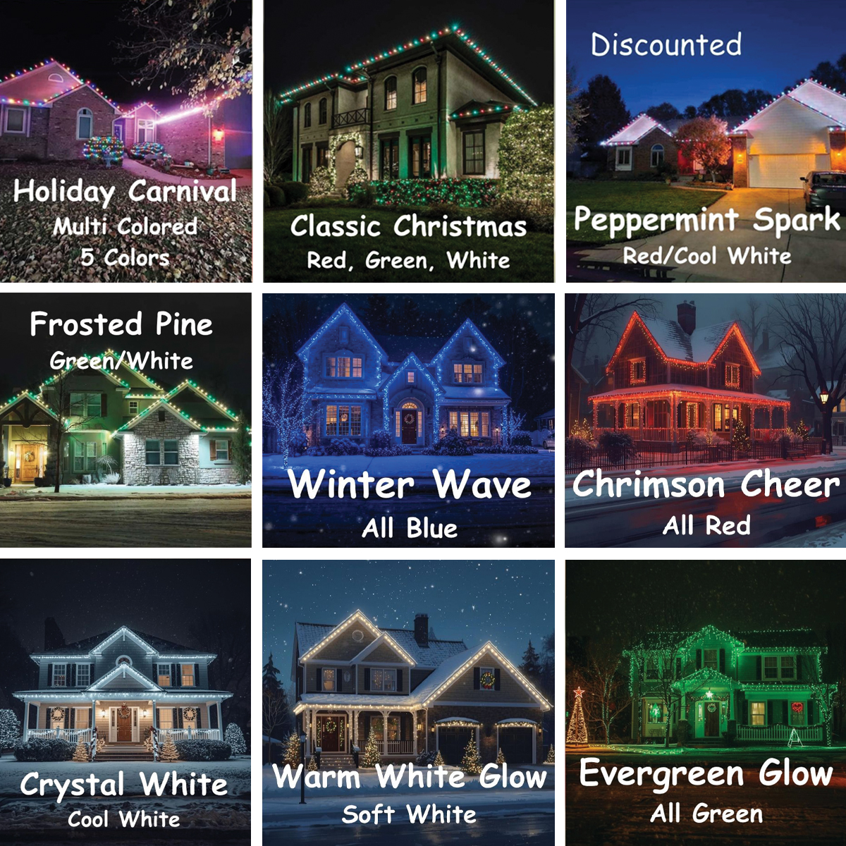 Christmas Light Options from Greenbelt Lawns