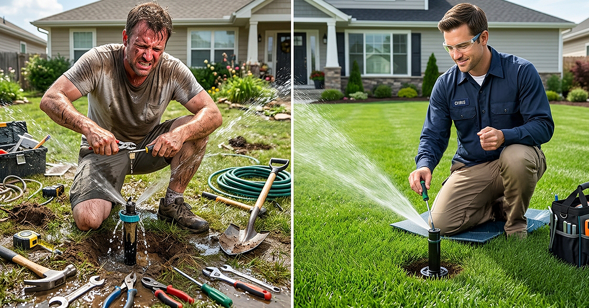 Don't DIY your Sprinkler System Adjustments! Hit the easy button and let the pros handle it.