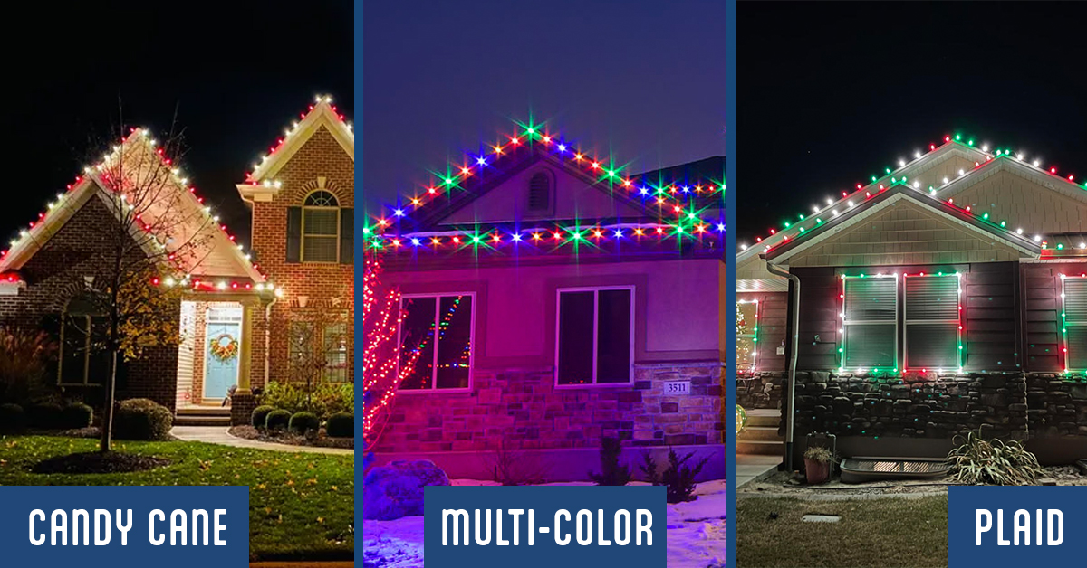 From Sparkling White to Candy Cane to Multi-color and more, Greenbelt Lawns can accommodate all of your preferred Christmas Light patterns with their Christmas Lights Installation Service.