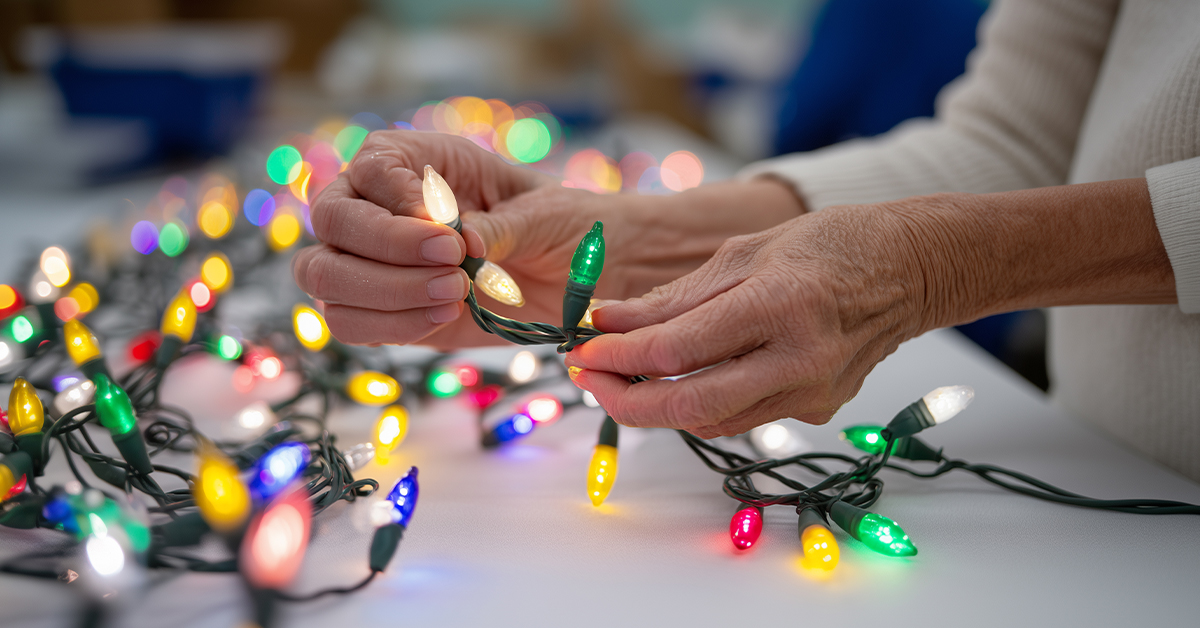 Skip the hassle and hire Greenbelt Lawns to hang your Christmas Lights