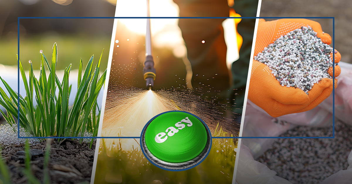 Weed and Feed becomes a breeze when hit the easy button and hire Greenbelt Lawns to do it for you!